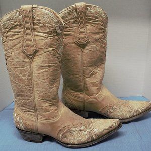 Old Gringo Women's Erin 13" Boots Vesuvio Bone Size 8.5